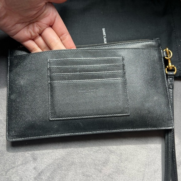 New Saint Laurent Monogram Wristlet - Picture 12 of 15